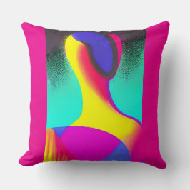 Das Modell Ken Gage Surrealismus Kissen