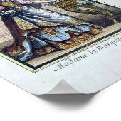 Das Modeposter des späten 17. Jahrhunderts Poster (Ecke)