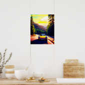 Das Modern Poster präsentiert sich in lebendigem A (Küche)