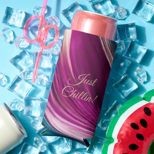 Das moderne Abstrakte Chillin- Selters Dosenkühler (In Situ Sommer)