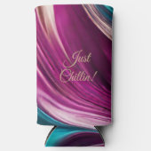 Das moderne Abstrakte Chillin- Selters Dosenkühler (Vorderseite)