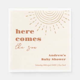 Das moderne Boho kommt hier zur Son Baby Dusche Serviette