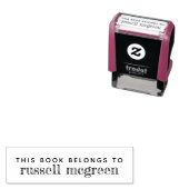 Das moderne Buch gehört Permastempel (Beispiel)