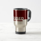 Das moderne Burgund ist im Namen Jesu Christlich Reisebecher (VorderseiteRechts)