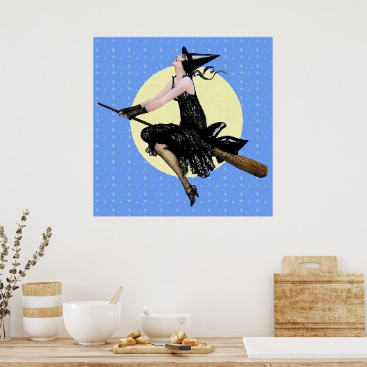 Das moderne Hexenplakat Poster (Küche)
