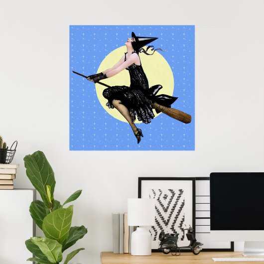 Das moderne Hexenplakat Poster (Heimbüro)
