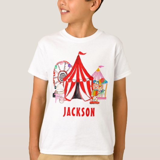 Das moderne Karneval Circus Festival zeigt Kindern T-Shirt (Vorderseite)