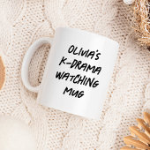 Das moderne koreanische Drama Personalisiert Kdram Zweifarbige Tasse