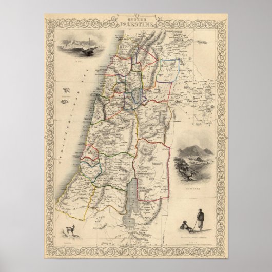 Das moderne Palästina Poster (Vorne)