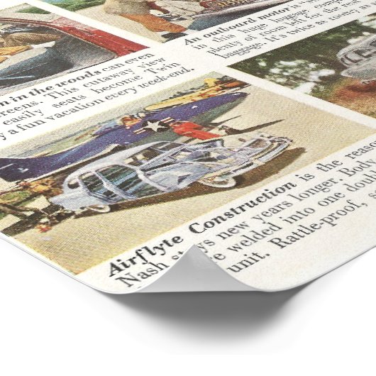 Das modernste Auto der Welt Poster (Ecke)