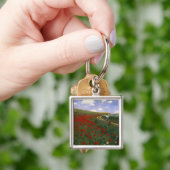 Das Mohnblumen-Feld Schlüsselanhänger (Hand)