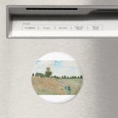 Das Mohnfeld bei Argentinien von Claude Monet Magnet (In Situ (Geschirrspüler))