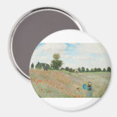 Das Mohnfeld bei Argentinien von Claude Monet Magnet (Vorderseite/Rückseite)