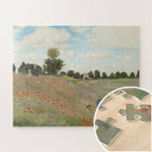 Das Mohnfeld bei Argentinien von Claude Monet Puzzle