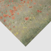Das Mohnfeld bei Argentinien von Claude Monet Seidenpapier (Detail)