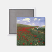 Das Mohnfeld Magnet (Vorderseite/Rückseite)