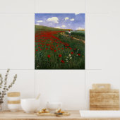 Das Mohnfeld Poster (Küche)