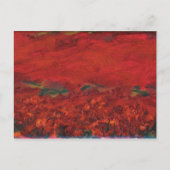 Das Mohnfeld Postkarte (Vorderseite)