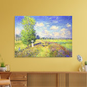 Das Mohnsommerfeld von Claude Monet Leinwanddruck (Insitu (Wohnzimmer))