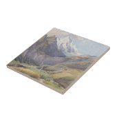 Das Mölltal mit dem Großglockner - Carl Lafite Fliese (Seite)