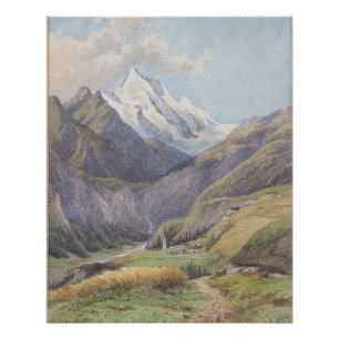 Das Mölltal mit dem Großglockner – Carl Lafite is  Poster