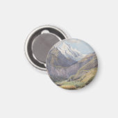 Das Mölltal mit dem Großglockner - Carl Lafite Magnet (Vorderseite/Rückseite)