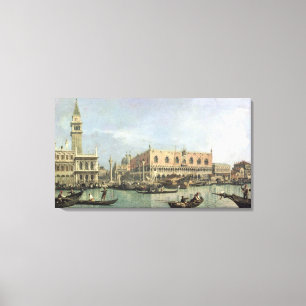 Das Molo und der Piazzetta San Marco, Venedig (Öl Leinwanddruck