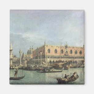 Das Molo und der Piazzetta San Marco, Venedig (Öl Magnet