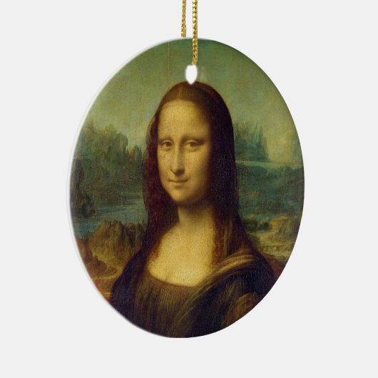 Das Mona Lisa La Joconde durch Leonardo da Vinci Keramikornament (Rechts)