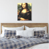 Das Mona Lisa Leonardo da Vinci-Poster Leinwanddruck (Insitu (Schlafzimmer))