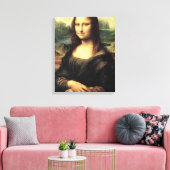 Das Mona Lisa Leonardo da Vinci-Poster Leinwanddruck (Insitu (Wohnzimmer))