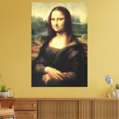 Das Mona Lisa Leonardo da Vinci-Poster Leinwanddruck (Insitu (Wohnzimmer))