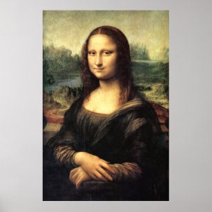 Das Mona Lisa Leonardo da Vinci-Poster Poster