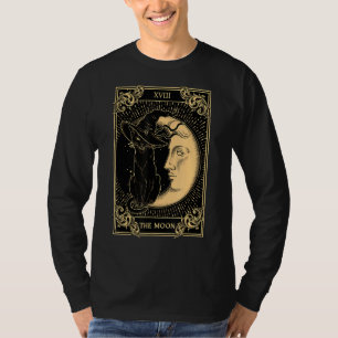 Das Mond-Tarot Xvii Inspirierte Black Cat Witch Ha T-Shirt