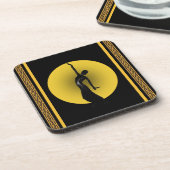 Das Mondlicht erinnert mich 1 Getränkeuntersetzer (Linke Seite)