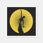 Das Mondlicht erinnert mich 1 Serviette (Vorderseite)