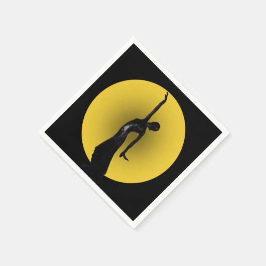 Das Mondlicht erinnert mich 1 Serviette (Ecke)