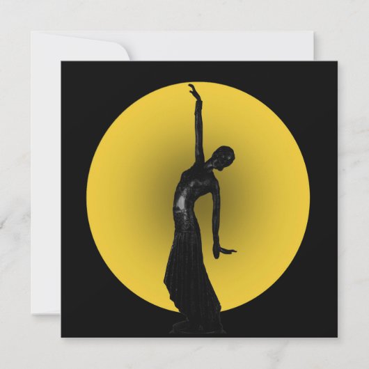 Das Mondlicht erinnert mich an 1 Einladung (Vorderseite)