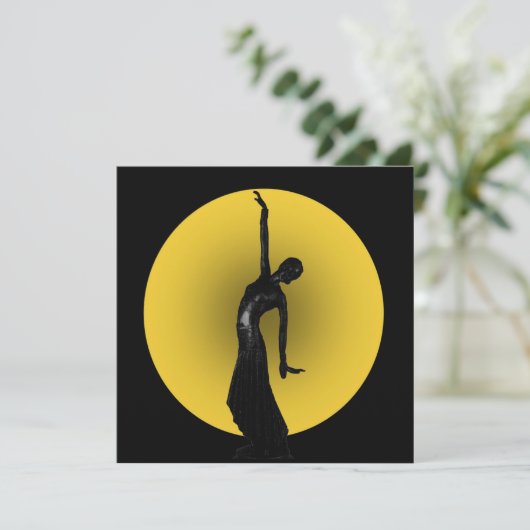 Das Mondlicht erinnert mich an 1 Einladung (Stehend Vorderseite)