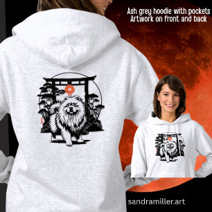 DAS MONDTOR Chow Vorder-/Rückseite Hoodie