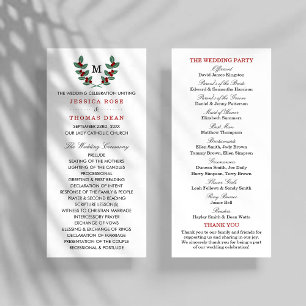 Das Mongram Berry Bush Wedding Collection Programm