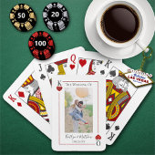 Das Mongram Playing Card Wedding Collection Gunst Spielkarten