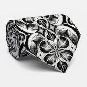 Das monochrome Blut Krawatte (Gerollt)