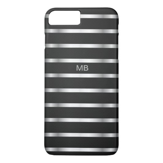 Das Monogramm-Geschäft der Männer Case-Mate iPhone Hülle (Rückseite)