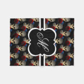 Das Monogramm-jugendlich Fleecedecke (Vorderseite (Horizontal))