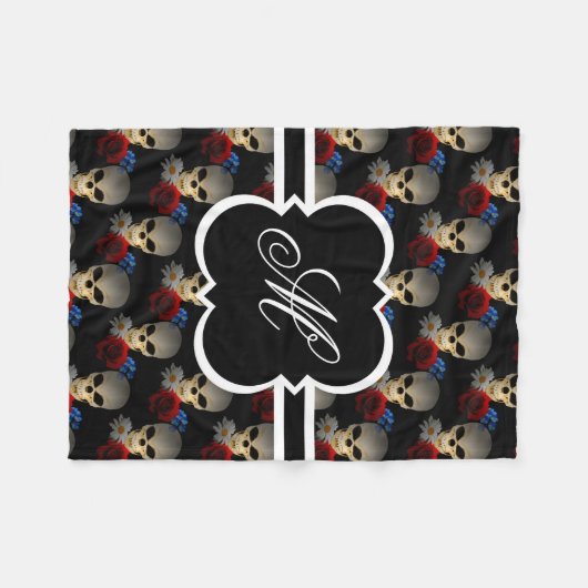 Das Monogramm-jugendlich Fleecedecke (Vorderseite (Horizontal))