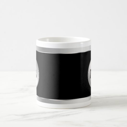 Das Monogramm-Kaffee-Tassen der Männer Kaffeetasse (Mittel)