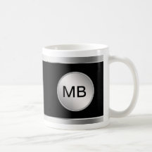 Das Monogramm-Kaffee-Tassen der Männer