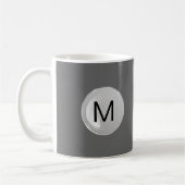 Das Monogramm-Kaffee-Tassen der Männer Kaffeetasse (Links)