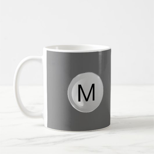 Das Monogramm-Kaffee-Tassen der Männer Kaffeetasse (Links)